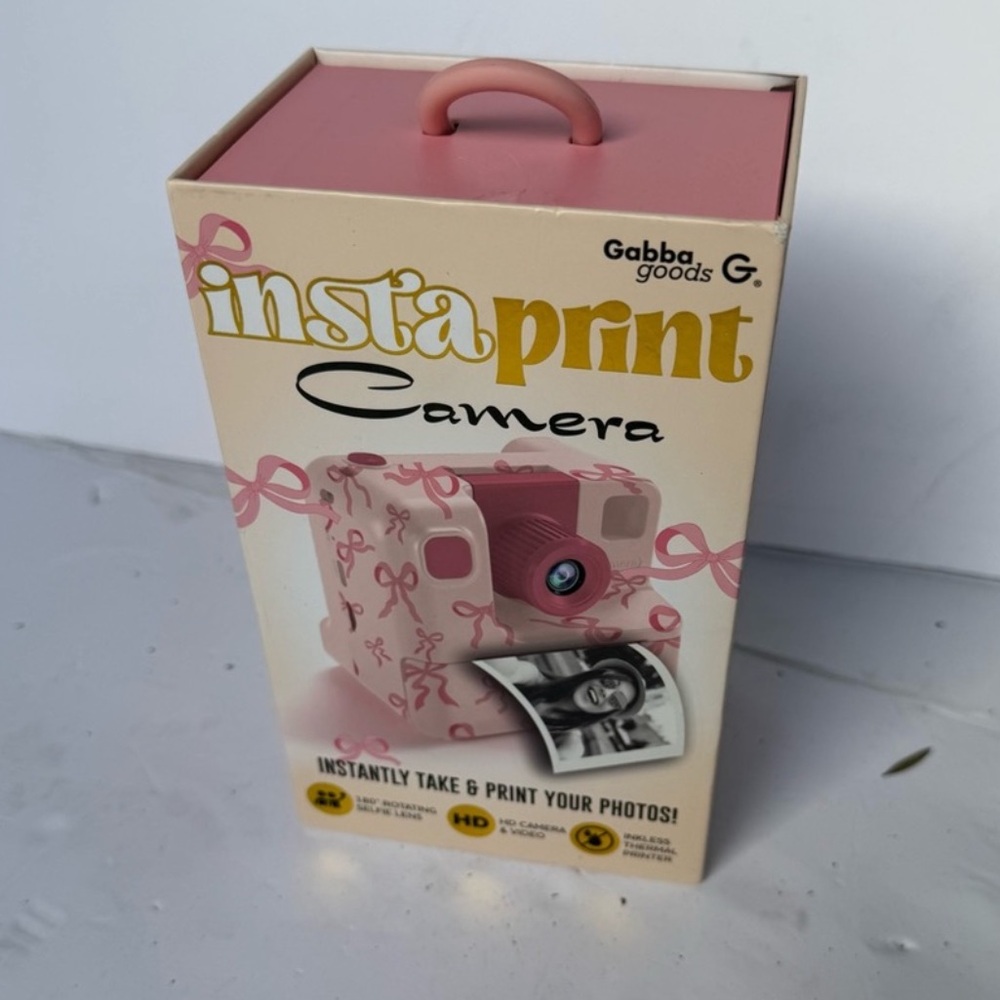 Gabba Goods Pink InstaPrint Camera
